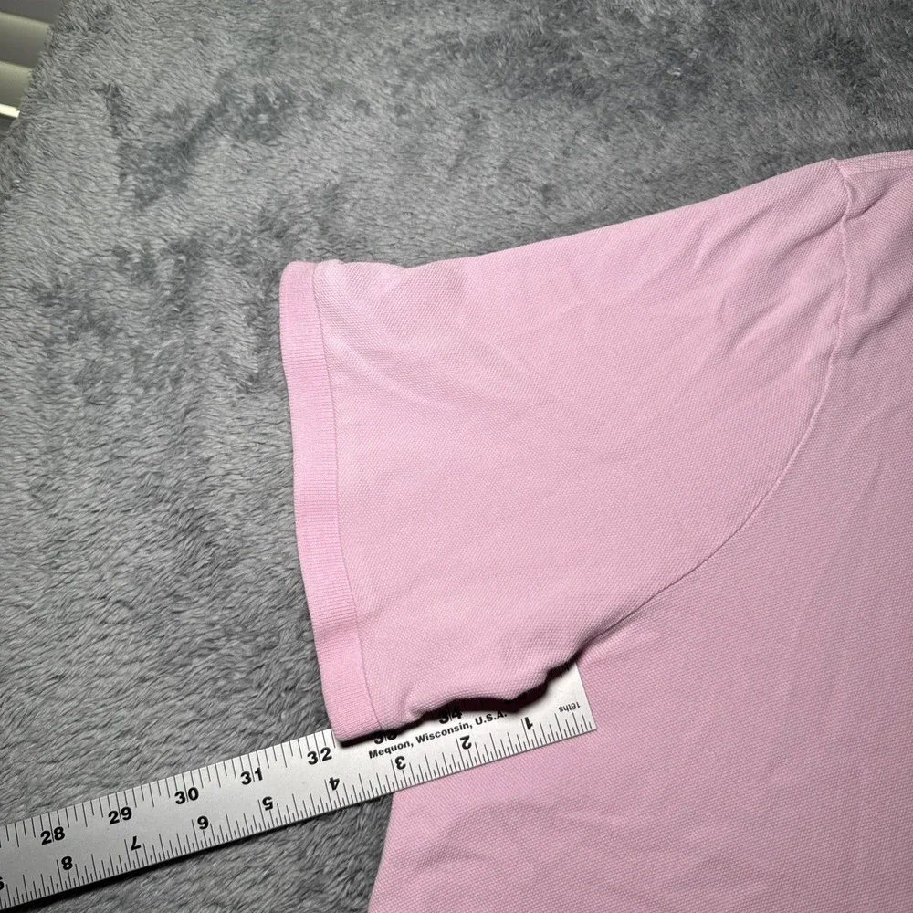 Polo Ralph Lauren Men's XL Light Pink Classic Fit Short Sleeve Shirt Blue Pony